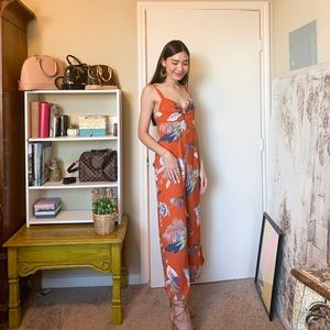 Forever 21 - Orange Floral Romper